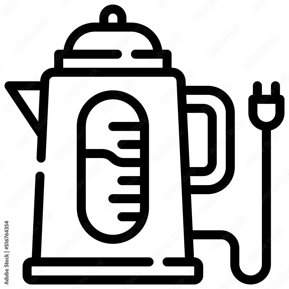 KETTLE line icon,linear,outline,graphic,illustration KETTLE line icon,linear,outline,graphic,illustration