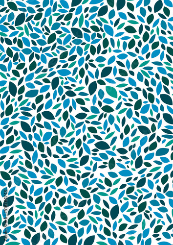 Blätter_türkis_Hintergrund