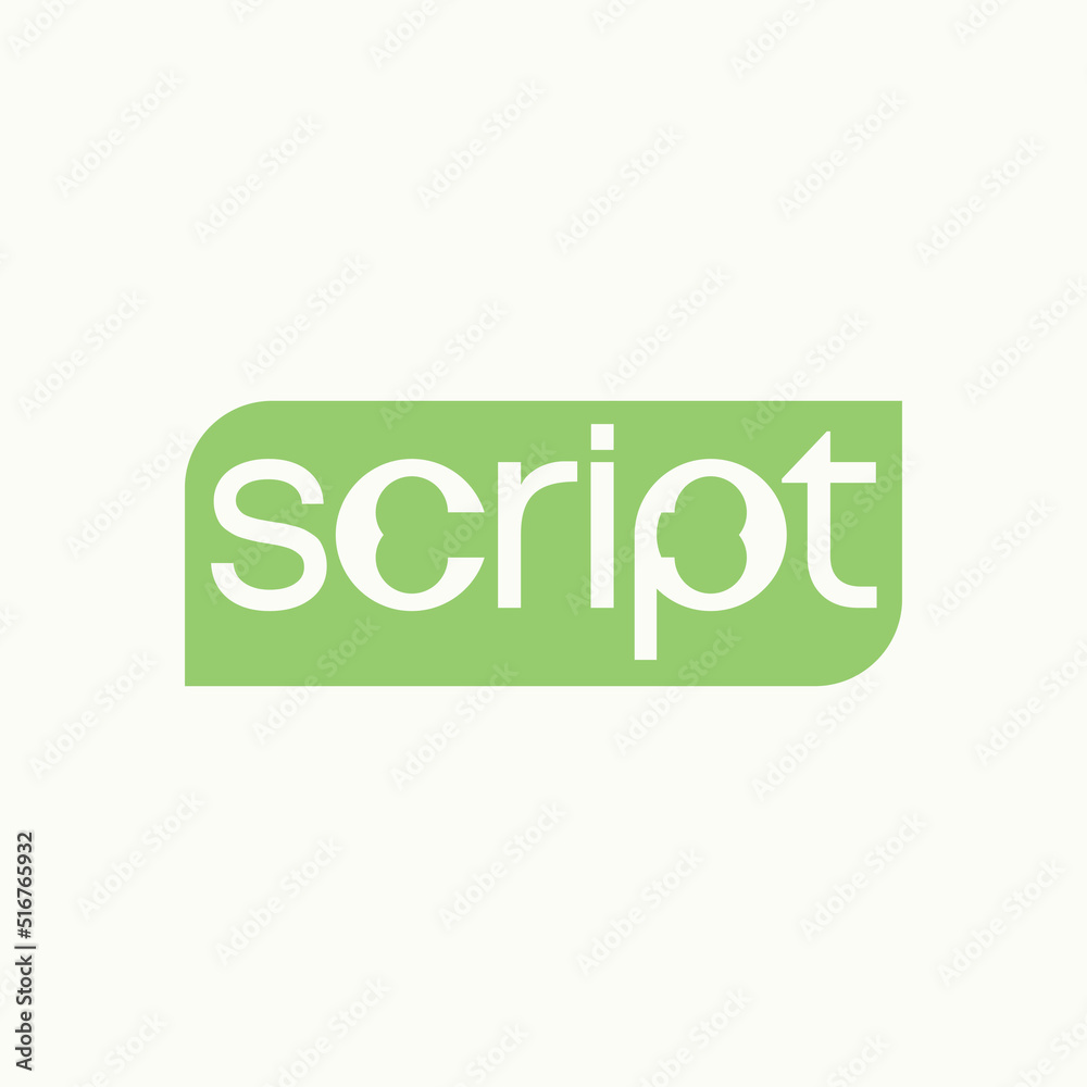 Simple and unique negative space bone on letter or word SCRIPT font image graphic icon logo design abstract concept vector stock. Can be used as symbol related to dog or pet Simple and unique negative space bone on letter or word SCRIPT font image graphic icon logo design abstract concept vector stock. Can be used as symbol related to dog or pet