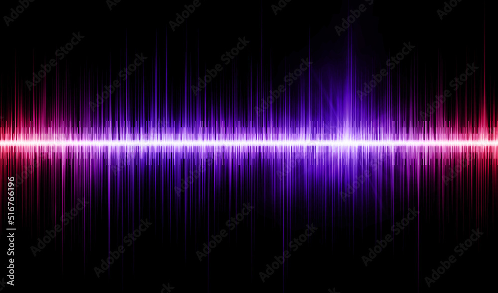 Sound waves abstract colorfull background.