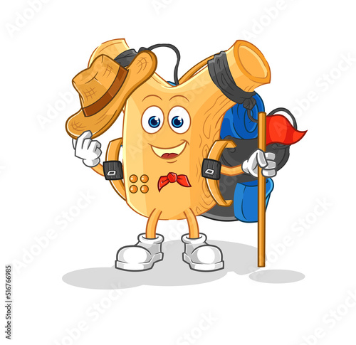 slingshot scout vector. cartoon character