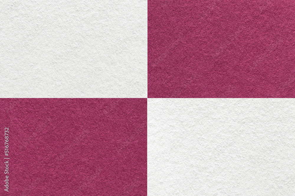 Texture of craft white and purple paper background with cells pattern, macro. Structure of vintage kraft wine cardboard Texture of craft white and purple paper background with cells pattern, macro. Structure of vintage kraft wine cardboard