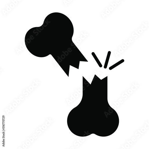 bone fracture Modern concepts design, vector illustration