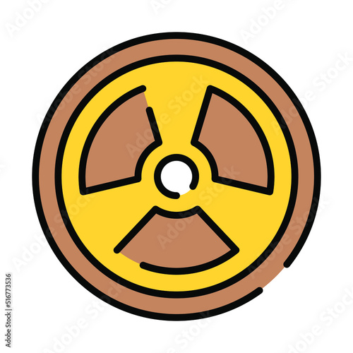 radioactive Modern concepts design, vector illustration