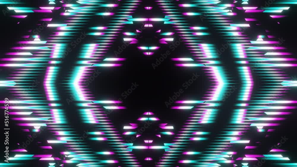 Moving abstract triangles vj loop animation