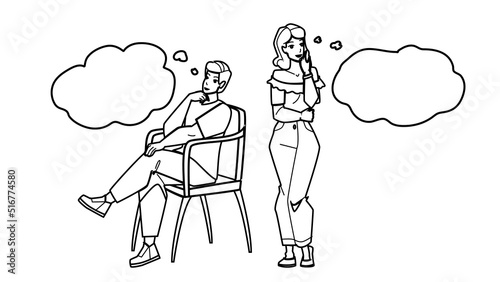 dreaming people vector. happy young person, sky joy, relax idea freedom, succes idea dreaming people character. people black line pencil drawing vector illustration