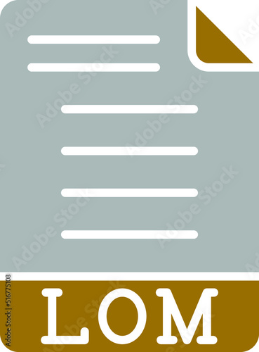 Vector Design LOM Icon Style