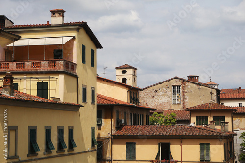 Lucca, an old well preserved historical city in Italy