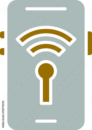 Vector Design Mobile Hotspot Icon Style