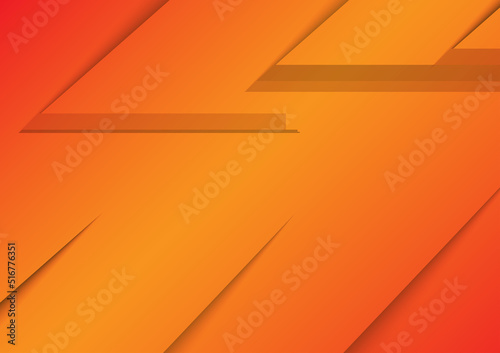 Abstract orange gradient illustration background, with stripe lines.