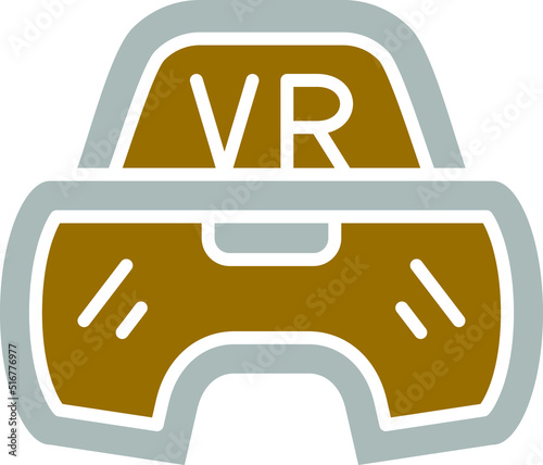 Vector Design Vr Glasses Icon Style