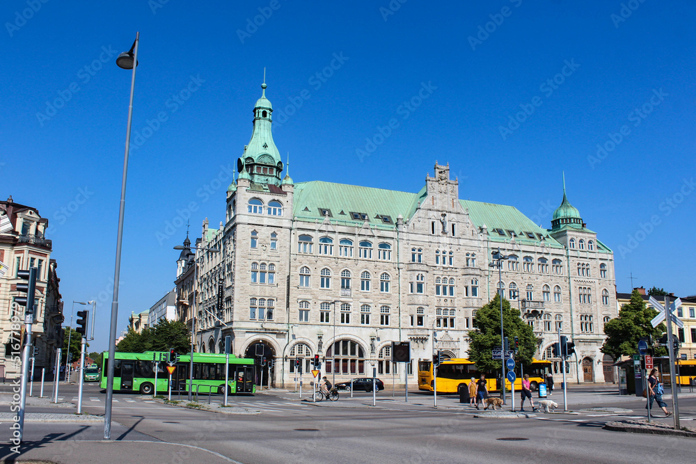 Obraz premium Kristianstad (Suède) / Façade
