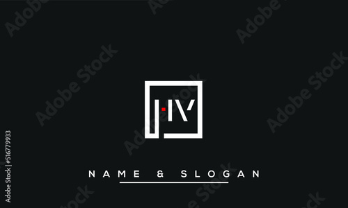 HV,  VH,  H,  V   Abstract  Letters  Logo  Monogram photo