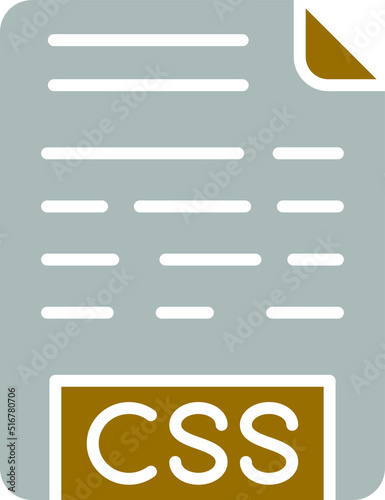 Vector Design CSS File Icon Style