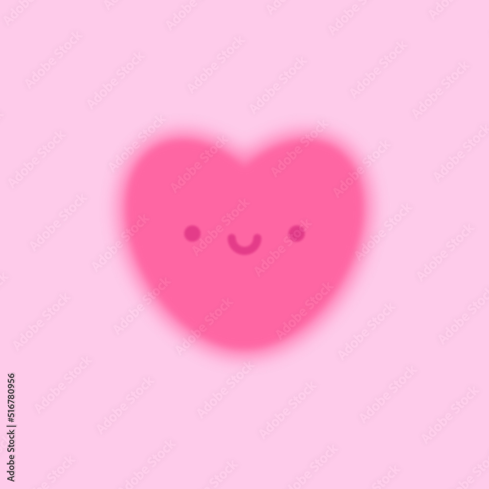 cute fluffy heart