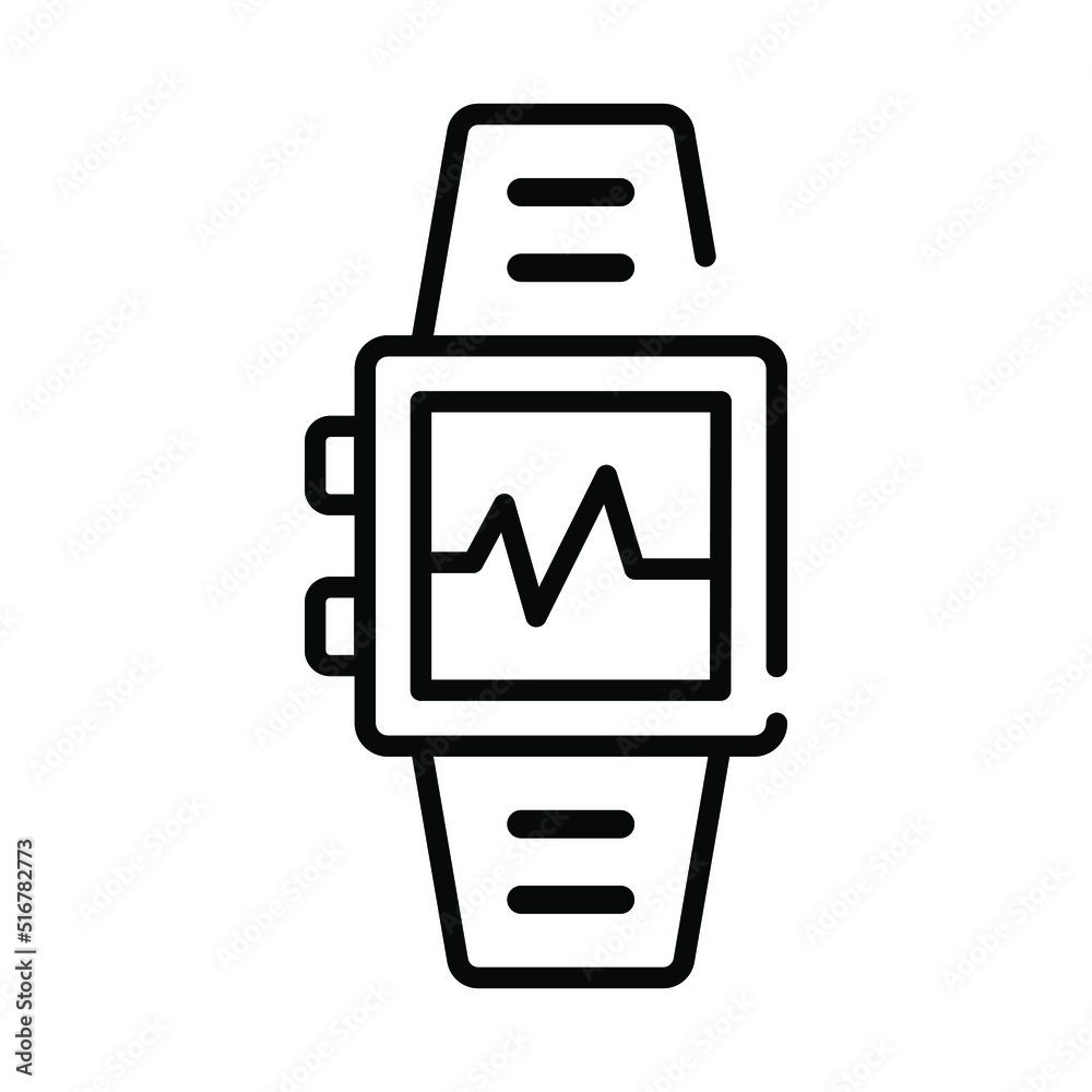 fitness tracker Modern concepts design, vector illustration