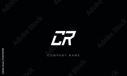 CR, RC Abstract Letters Logo Monogram