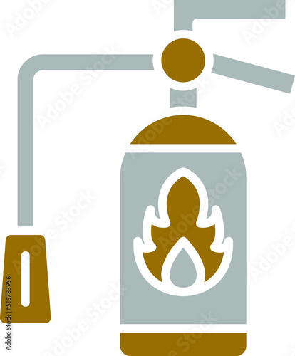 Vector Design Fire Extinguisher Icon Style