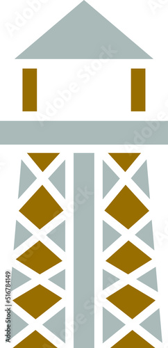Vector Design Water Tower Icon Style