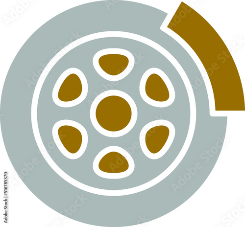 Brake Disc Icon Style