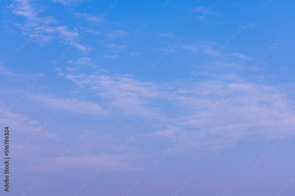 Dramatic monsoon cloud formation in the blue sky