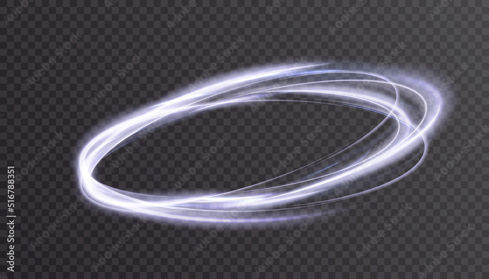 Glowing swirl. Curve light effect Bright line. Glowing White Circle.PNG Glowing swirl of Golden Light.