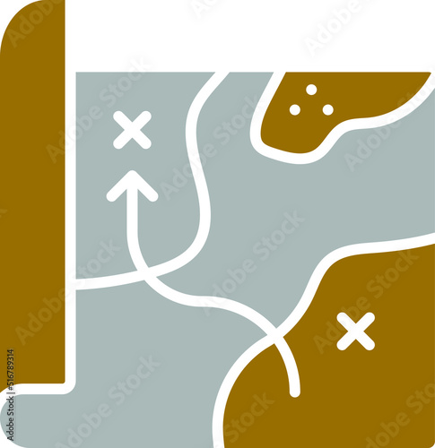 Army Map Icon Style