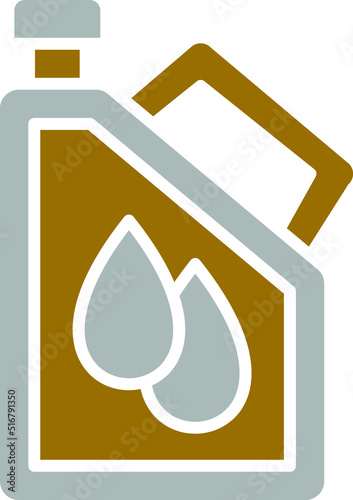 Oil Canister Icon Style