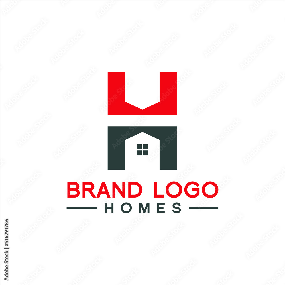 Real estate logo vector letter H Real estate logo vector letter H