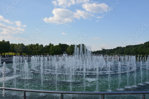 Canvas Print parks in moscow