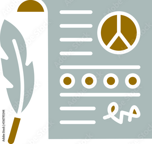 Peace Treaty Icon Style