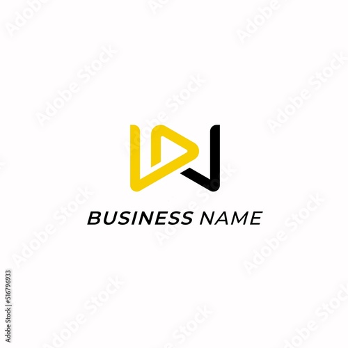 Free Download design logo creative letter W and play media - GFXLoad