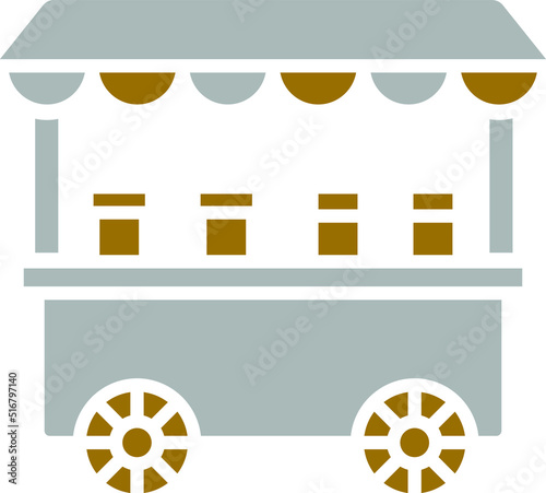 Toffee Apple Stall Icon Style