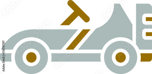 Go Kart Icon Style