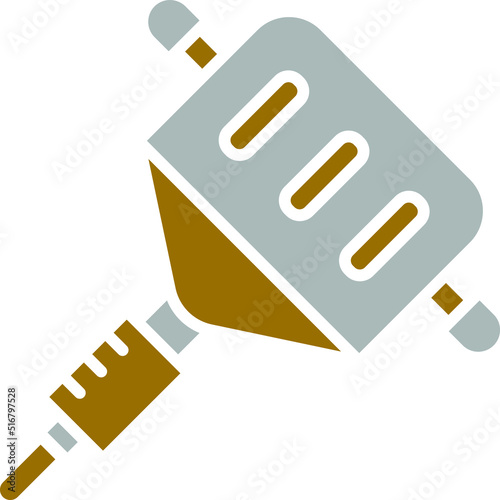 Drain Auger Icon Style