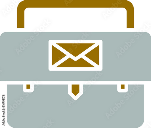 Mail Bag Icon Style