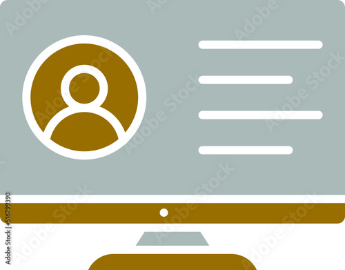 Employment Online Service Icon Style