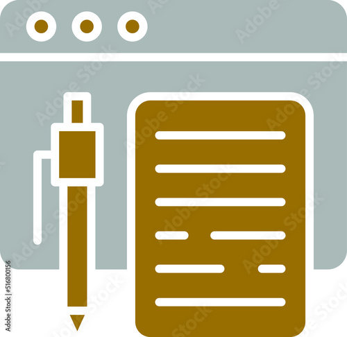 Copywriting Amd Scripting Icon Style