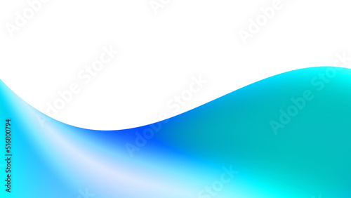 blue light ice wave abstract gradient