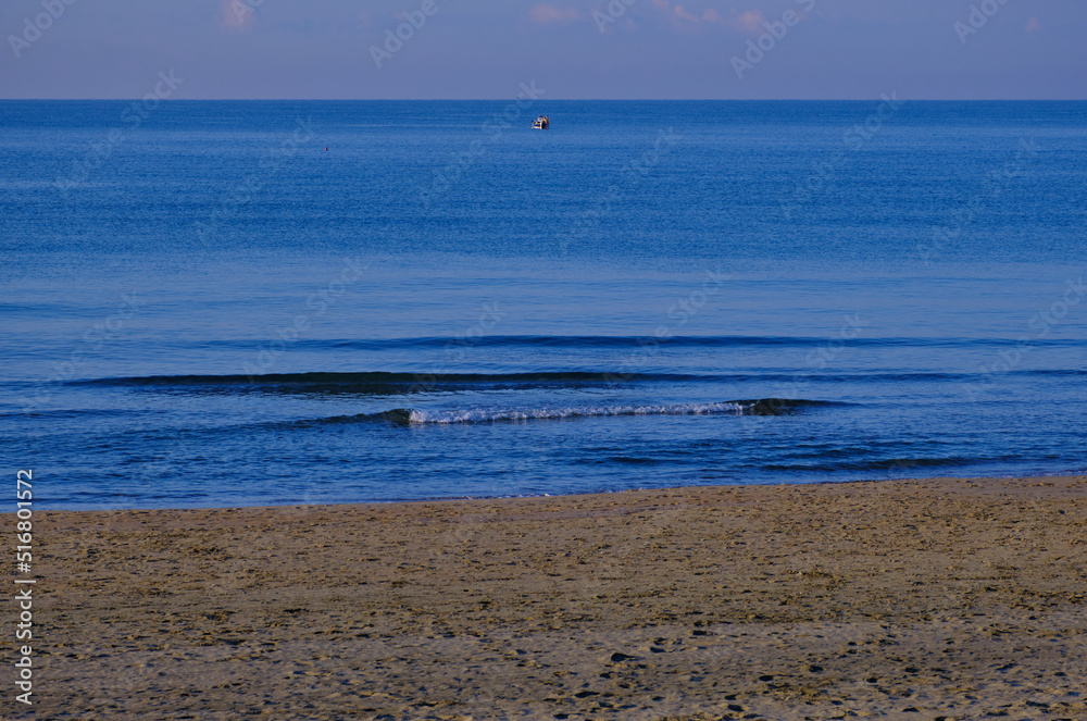 Early morning at Marina di Latina, Italy Early morning at Marina di Latina, Italy