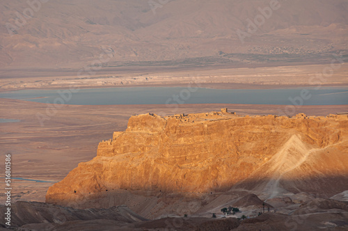 Citadelle de Massada en Israël photo