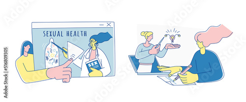 Sexual Health. Online School Sexuality Education Program. Self-study video lesson.