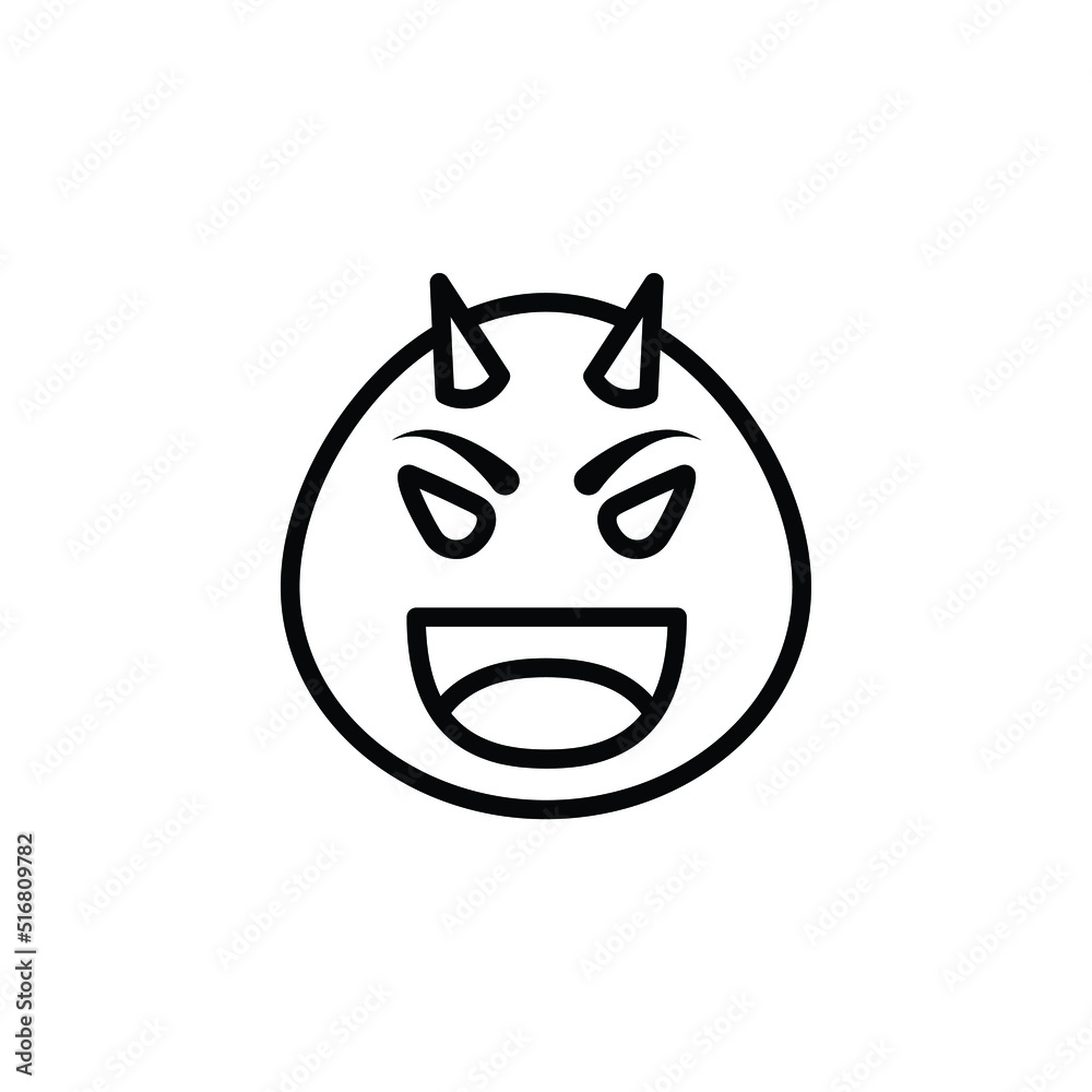 devil laugh emoji vector for website symbol icon presentation devil laugh emoji vector for website symbol icon presentation