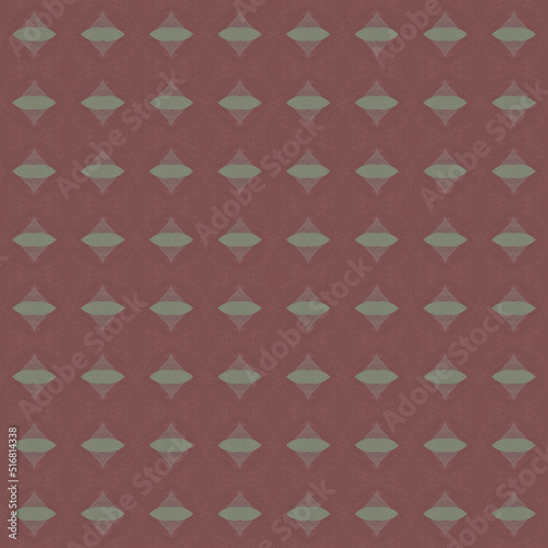 seamless pattern in abstract geometric style with paint texture in green and pink colors