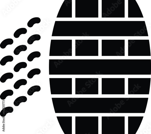 Barrel Leak Icon Style