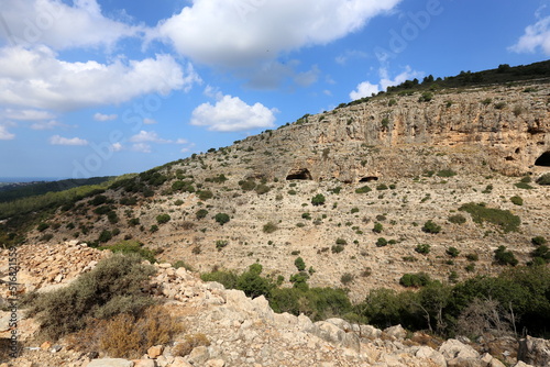 Landscape in the mountains in northern Israel