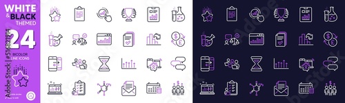Calendar, Currency exchange and Lawyer line icons for website, printing. Collection of Phone communication, Growth chart, Meeting icons. Work home, Time, Report document web elements. Vector