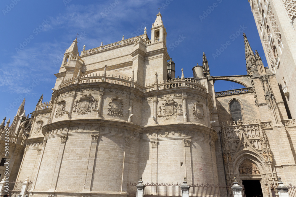 Seville Cathedral. The largest Gothic Cathedral in Europe.