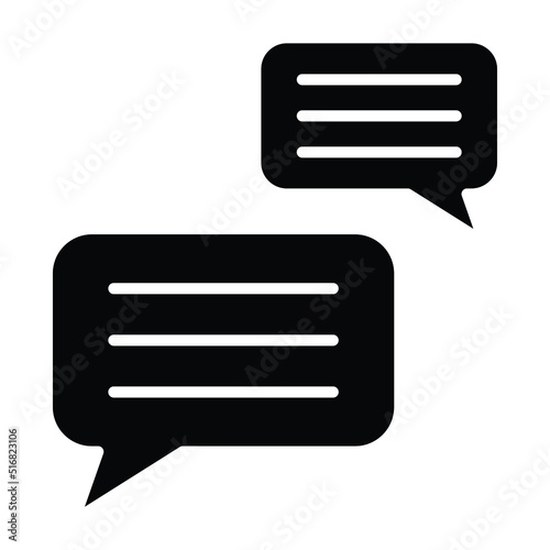 Bubble Chat Icon Style