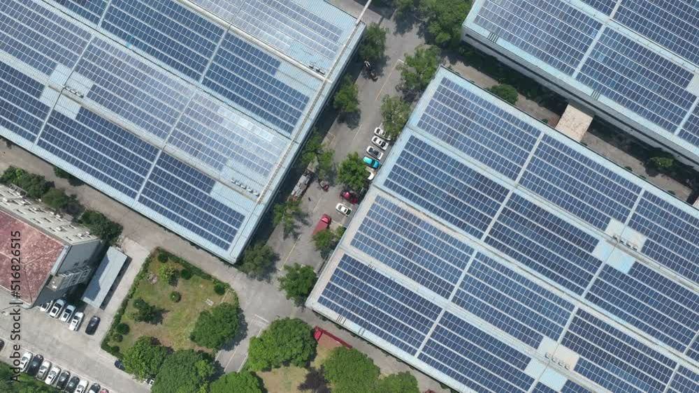solar panels on factory rooftop solar panels on factory rooftop